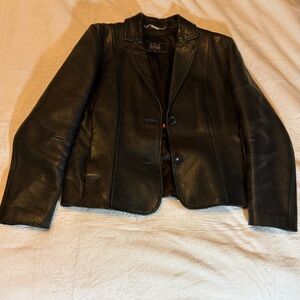 Women’s large Wilsons Leather Pelle Studio Women's Black Jacket